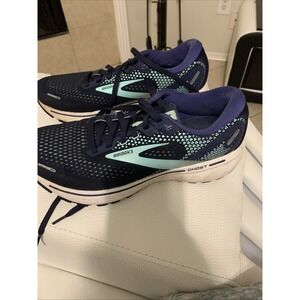 Brooks Ghost 14 Running Shoes - Women's Size 8 D Wide - Blue